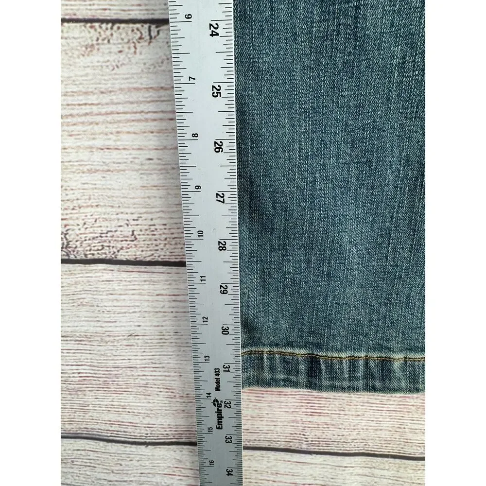 prAna Axiom Straight Leg Jeans‎ Mens 38x32 Blue Medium Wash Denim NEW